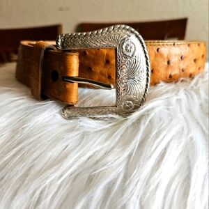 Desperado Men's Belt Ostrich Leather